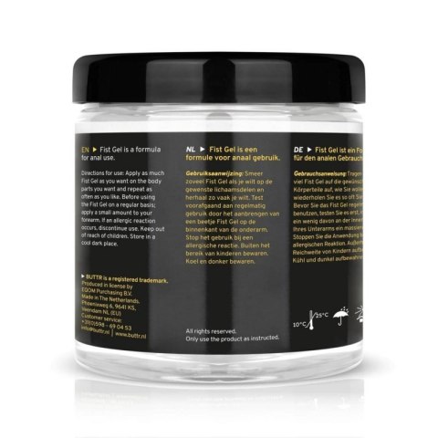 BUTTR - Transparent Fisting Gel non-sticky - 500 ml BUTTR - Transparent Fisting Gel non-sticky - 500 ml
