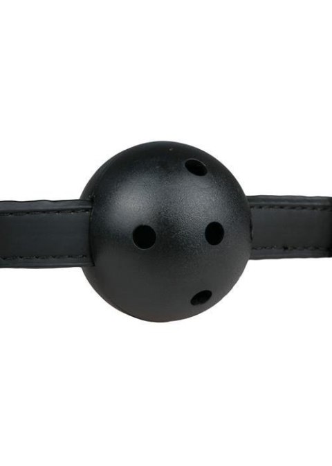 Knebel-Ball Gag With PVC Ball - Black Knebel-Ball Gag With PVC Ball - Black