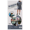BLUZAIR BLUZA KOĆ Z KAPTUREM XXL CIEPŁA GRANAT 4W1