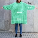 BLUZAIR BLUZA KOĆ Z KAPTUREM XXL CIEPŁA MIĘTOWY