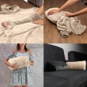 BLUZAIR KOĆO BLUZA OVERSIZE KAPTUREM BEŻOWA 4W1
