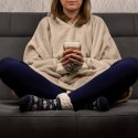 BLUZAIR KOĆO BLUZA OVERSIZE KAPTUREM BEŻOWA 4W1
