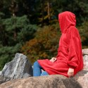 BLUZAIR KOĆO BLUZA OVERSIZE KAPTUREM CZERWONA 4W1
