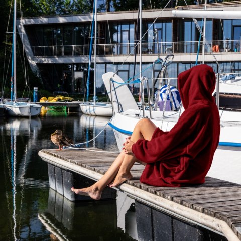 BLUZAIR KOĆO BLUZA OVERSIZE Z KAPTUREM BORDOWA 4W1 BLUZAIR KOĆO BLUZA OVERSIZE Z KAPTUREM BORDOWA 4W1