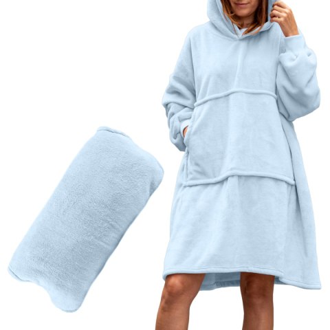 BLUZAIR KOĆO BLUZA OVERSIZE Z KAPTUREM POLSKA 4W1