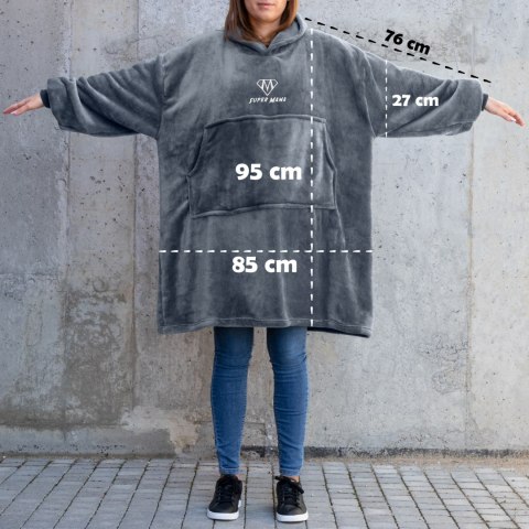BLUZAIR SUPER MAMA - BLUZA KOĆ - SZARY - PREZENT DLA MAMY - DZIEŃ MAMY BLUZAIR SUPER MAMA - BLUZA KOĆ - SZARY - PREZENT DLA MAMY - DZIEŃ MAMY