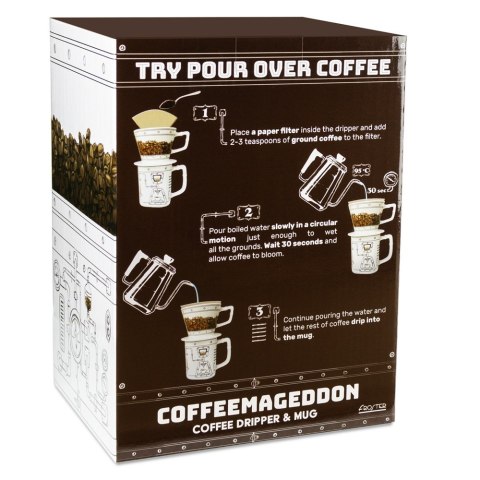 COFFEEMAGEDDON DRIPPER KUBEK ĆERAMIĆZNY KAWY DRIP COFFEEMAGEDDON DRIPPER KUBEK ĆERAMIĆZNY KAWY DRIP
