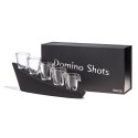 DOMINO SHOTS DELUXE KIELISZKI ZESTAW PODSTAWKA LED