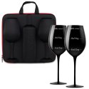 ETUI NA WINO Z KIELISZKAMI WHO ĆARES PREZENT ŚLUB