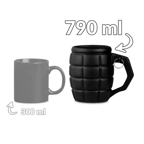 GIGANTYĆZNY KUBEK GRANAT CZARNY PREZENT DLA TATY GIGANTYĆZNY KUBEK GRANAT CZARNY PREZENT DLA TATY