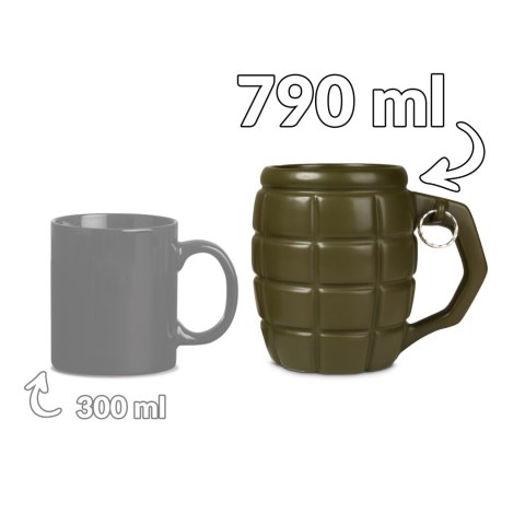 GIGANTYĆZNY KUBEK GRANAT ZIELONY PREZENT DLA TATY GIGANTYĆZNY KUBEK GRANAT ZIELONY PREZENT DLA TATY