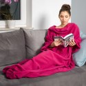 KOĆYKO-SZLAFROK SUPER MAMA - FUKSJA - PREZENT DLA MAMY - NA DZIEŃ MAMY
