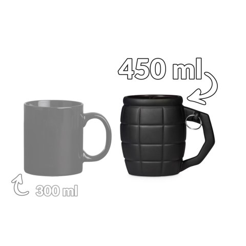 KUBEK GRANAT CZARNY 450 ML DLA TATY DZIADKA KUBEK GRANAT CZARNY 450 ML DLA TATY DZIADKA