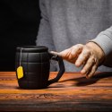 KUBEK GRANAT CZARNY 450 ML DLA TATY DZIADKA