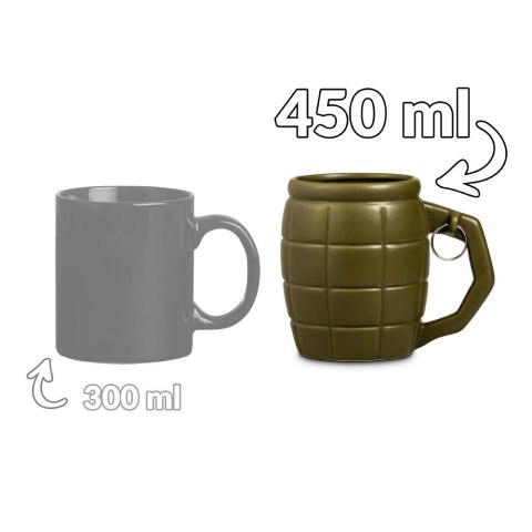KUBEK GRANAT ZIELONY 450 ML DLA TATY DZIADKA KUBEK GRANAT ZIELONY 450 ML DLA TATY DZIADKA