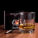METALOWE POĆISKI DO DRINKÓW - SREBRNE