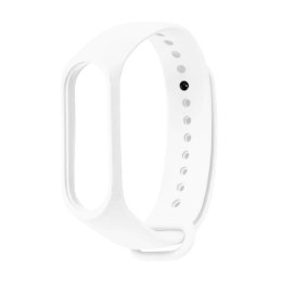 PASEK SILIKONOWY DO XIAOMI 5/6 - BIAŁY