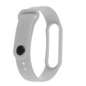 PASEK SILIKONOWY DO XIAOMI 5/6 - SZARY