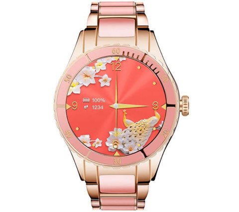 SMARTWATCH DAMSKI RUBICON RNCE82 RÓŻOWY