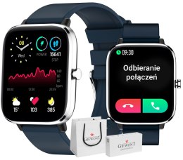 SMARTWATCH GIEWONT DYNAMIC SMARTCALL GW230-4 - SILVER/DEEP OCEAN