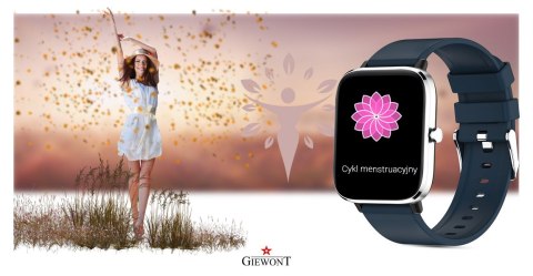 SMARTWATCH GIEWONT DYNAMIC SMARTCALL GW230-4 - SILVER/DEEP OCEAN SMARTWATCH GIEWONT DYNAMIC SMARTCALL GW230-4 - SILVER/DEEP OCEAN