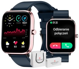 SMARTWATCH GIEWONT DYNAMIC SMARTCALL GW230-5 - ROSEGOLD/DEEP OCEAN