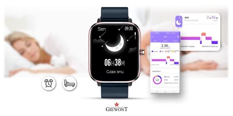 SMARTWATCH GIEWONT DYNAMIC SMARTCALL GW230-5 - ROSEGOLD/DEEP OCEAN SMARTWATCH GIEWONT DYNAMIC SMARTCALL GW230-5 - ROSEGOLD/DEEP OCEAN