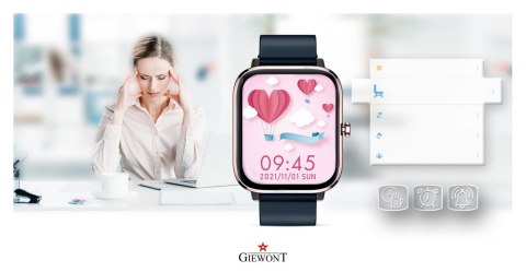 SMARTWATCH GIEWONT DYNAMIC SMARTCALL GW230-5 - ROSEGOLD/DEEP OCEAN SMARTWATCH GIEWONT DYNAMIC SMARTCALL GW230-5 - ROSEGOLD/DEEP OCEAN