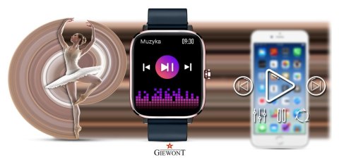 SMARTWATCH GIEWONT DYNAMIC SMARTCALL GW230-5 - ROSEGOLD/DEEP OCEAN SMARTWATCH GIEWONT DYNAMIC SMARTCALL GW230-5 - ROSEGOLD/DEEP OCEAN