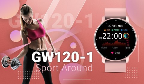 SMARTWATCH GIEWONT SPORT AROUND GW120-1 - POWDER PINK SMARTWATCH GIEWONT SPORT AROUND GW120-1 - POWDER PINK