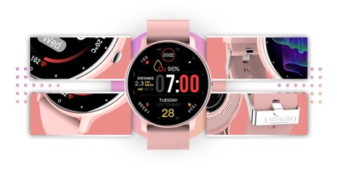 SMARTWATCH GIEWONT SPORT AROUND GW120-1 - POWDER PINK SMARTWATCH GIEWONT SPORT AROUND GW120-1 - POWDER PINK