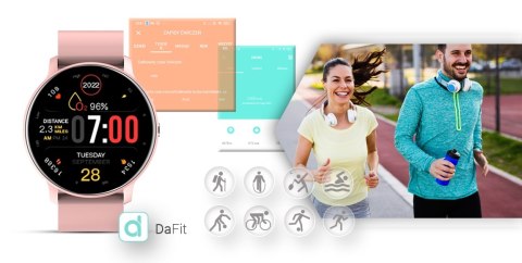 SMARTWATCH GIEWONT SPORT AROUND GW120-1 - POWDER PINK SMARTWATCH GIEWONT SPORT AROUND GW120-1 - POWDER PINK