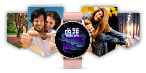 SMARTWATCH GIEWONT SPORT AROUND GW120-1 - POWDER PINK SMARTWATCH GIEWONT SPORT AROUND GW120-1 - POWDER PINK
