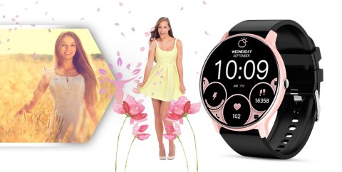 SMARTWATCH GIEWONT SPORT AROUND GW120-3 - ROSE GOLD/BLACK EFFECT SMARTWATCH GIEWONT SPORT AROUND GW120-3 - ROSE GOLD/BLACK EFFECT