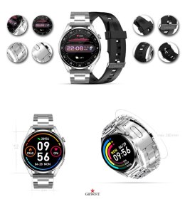 SMARTWATCH GIEWONT VERTEX SMARTCALL GW450-4 SILVER/CARBON SILIKON