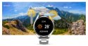 SMARTWATCH GIEWONT VERTEX SMARTCALL GW450-5 SILVER/CARBON LEATHER