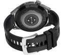 SMARTWATCH RUBICON RNCE88-1 CZARNY- CZARNY PASEK SILIKONOWY + CZARNY PASEK SKÓRZANY