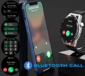 SMARTWATCH RUBICON RNCE88-1 CZARNY- CZARNY PASEK SILIKONOWY + CZARNY PASEK SKÓRZANY