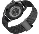 SMARTWATCH RUBICON RNCE88-2 CZARNY- CZARNY PASEK SILIKONOWY + CZARNA BRANSOLETA