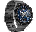 SMARTWATCH RUBICON RNCE99-2 CZARNO-CZARNY + CZARNY PASEK SILIKONOWY
