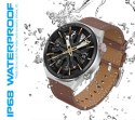 SMARTWATCH RUBICON RNCE99-2 CZARNO-CZARNY + CZARNY PASEK SILIKONOWY