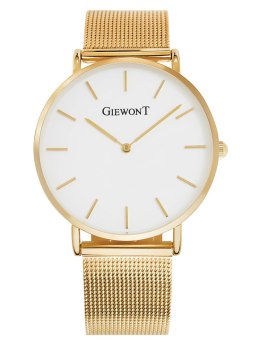 ZEGAREK DAMSKI GIEWONT HARMONY GW1970-1 PURE WHITE/GOLD EFFECT