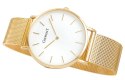 ZEGAREK DAMSKI GIEWONT HARMONY GW1970-1 PURE WHITE/GOLD EFFECT