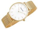 ZEGAREK DAMSKI GIEWONT HARMONY GW1970-1 PURE WHITE/GOLD EFFECT