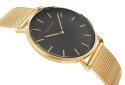 ZEGAREK DAMSKI GIEWONT HARMONY GW1970-2 BLACK/GOLD EFFECT