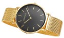 ZEGAREK DAMSKI GIEWONT HARMONY GW1970-2 BLACK/GOLD EFFECT