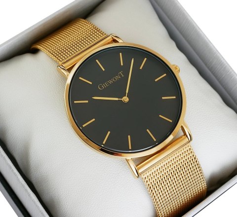 ZEGAREK DAMSKI GIEWONT HARMONY GW1970-2 BLACK/GOLD EFFECT ZEGAREK DAMSKI GIEWONT HARMONY GW1970-2 BLACK/GOLD EFFECT