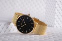 ZEGAREK DAMSKI GIEWONT HARMONY GW1970-2 BLACK/GOLD EFFECT