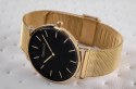 ZEGAREK DAMSKI GIEWONT HARMONY GW1970-2 BLACK/GOLD EFFECT