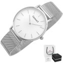 ZEGAREK DAMSKI GIEWONT HARMONY GW1970-3 PURE WHITE/SILVER EFFECT